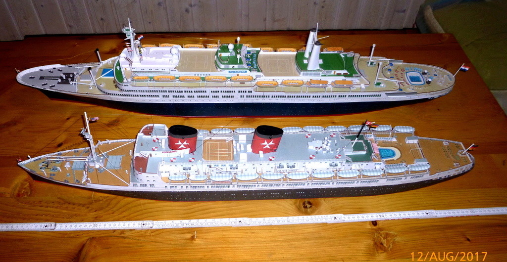 Fertig - SS Rotterdam V Scaldis 1:200  2.Versuch gebaut von Millpet - Seite 5 P1070061