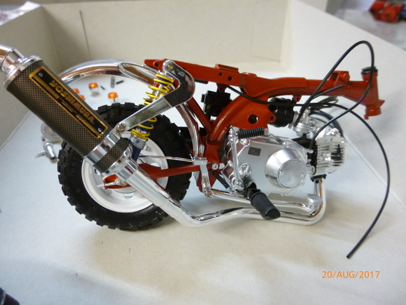 Honda MONKEY 1:6 Tamiya Fertig-gebaut von Millpet P1070279