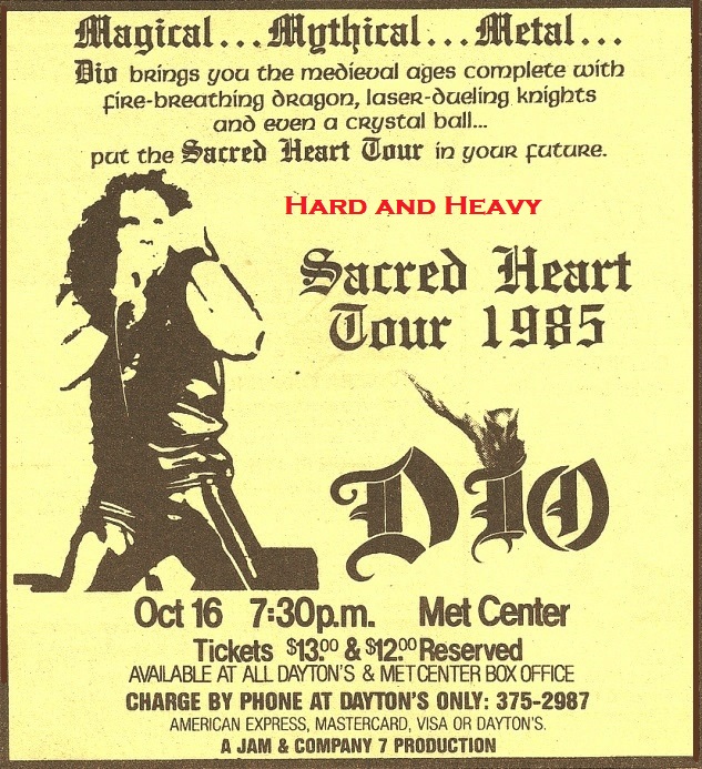 Dio - 1985 - Sacred heart 2023