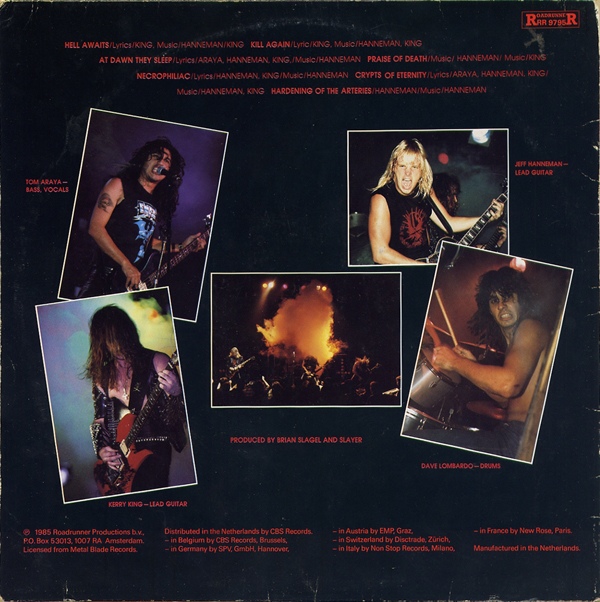 Slayer - 1985 - Hell awaits 210