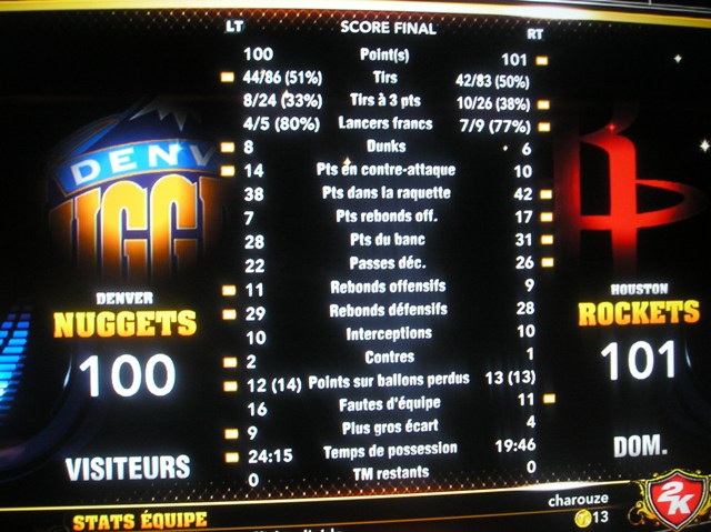 Nuggets 100 @ Rockets 101 [Vérifié] P1010024