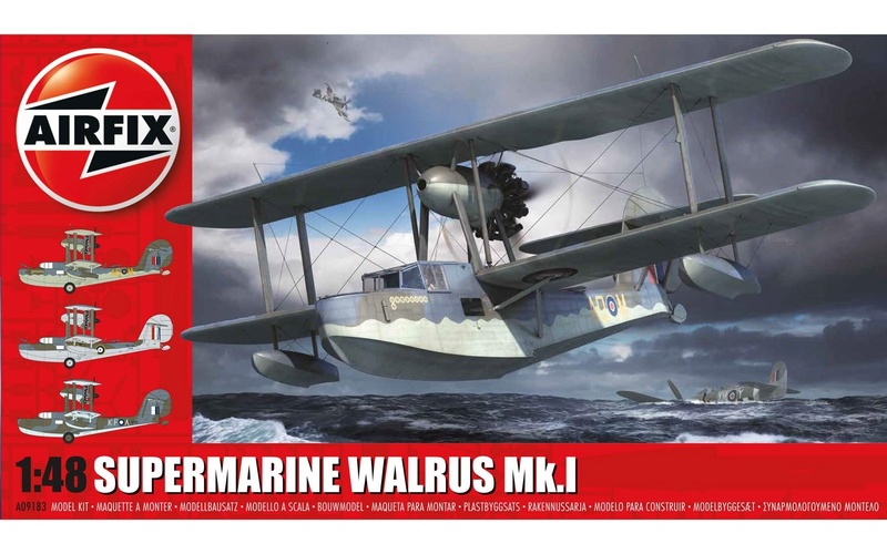 NEW TOOL AIRFIX : Supermarine Walrus Mk.I 1:48 Airfix13