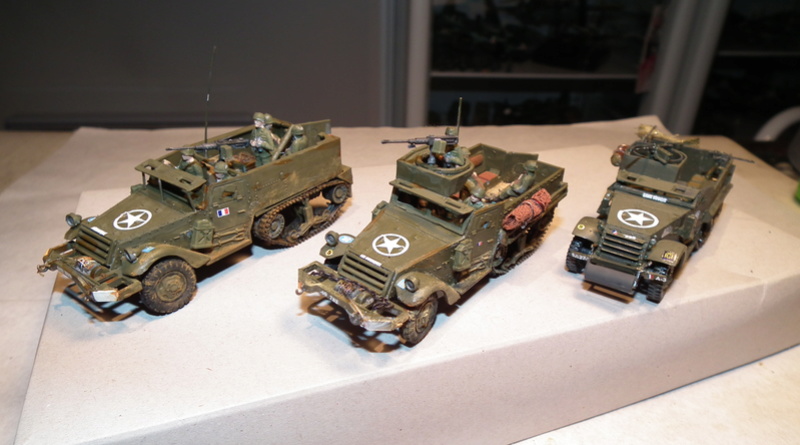 'hasegawa) half track M4A1 et le M3A1 décorations de la 2ème DB Dscf8822
