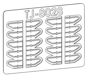 [TJ-Modeles] Pièces de détaillage pour matériel roulant Tj-80211