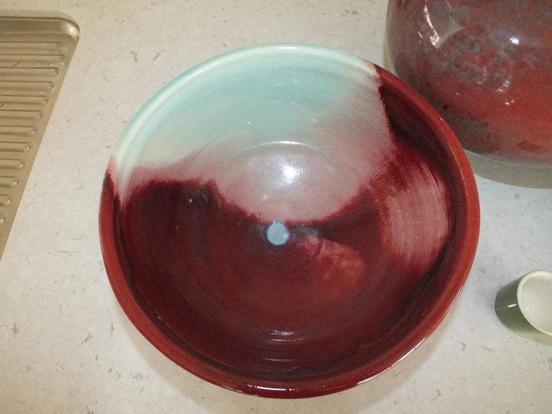 Large M mark on big beautiful Copper Red Glazed Porcelain Pots: IT IS MURRAY GARNER Dscf6813