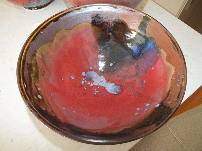 Large M mark on big beautiful Copper Red Glazed Porcelain Pots: IT IS MURRAY GARNER Dscf6814