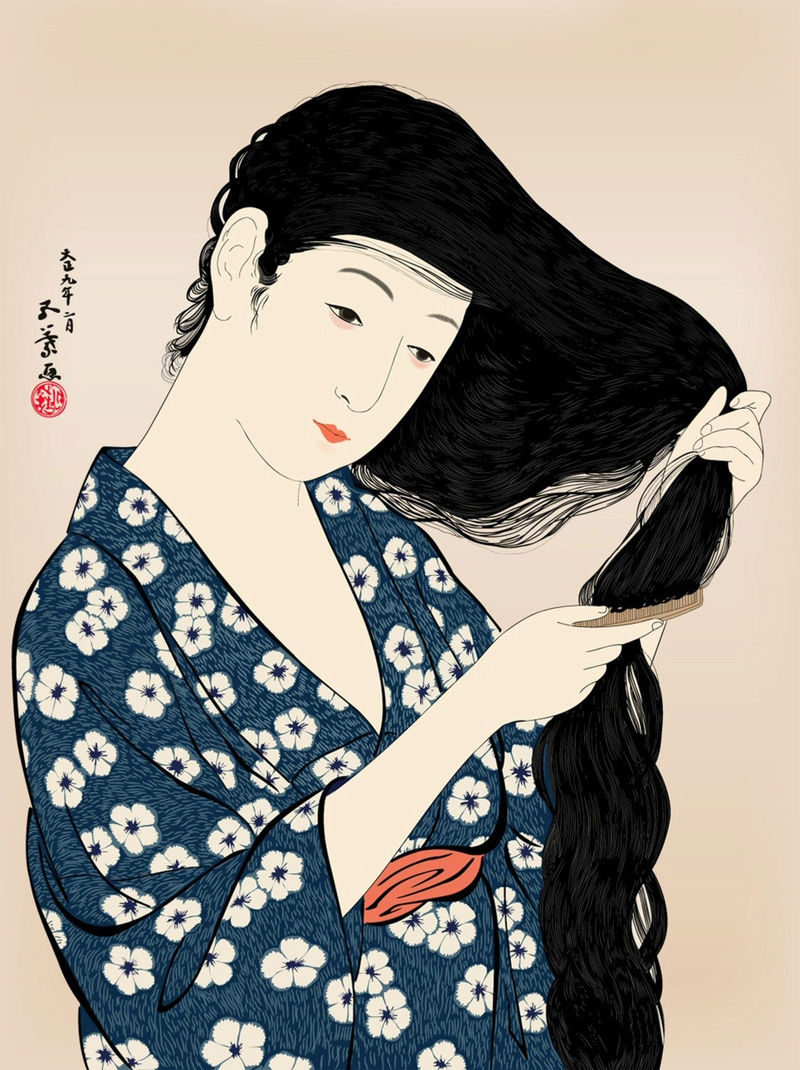 Japanese painting art pics Tumblr10