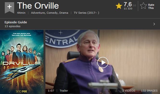 The Orville - série parodique de Star Trek Captu354
