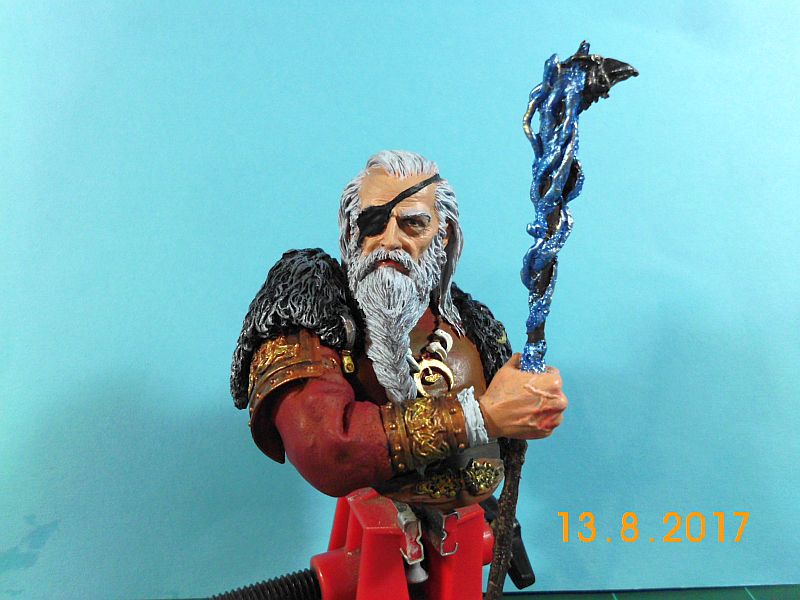 Nutsplanet NP-B023 - Odin, the ruler of Asgard - Resinbüste 1/10 - Fertig 129