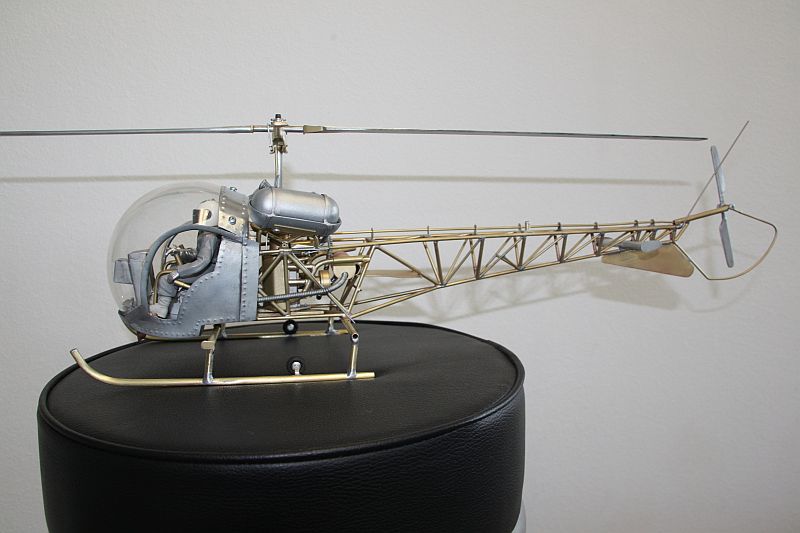 Metallflugzeugmodelle - Helikopter Bell 47 G2 - M1:16 2e586t10