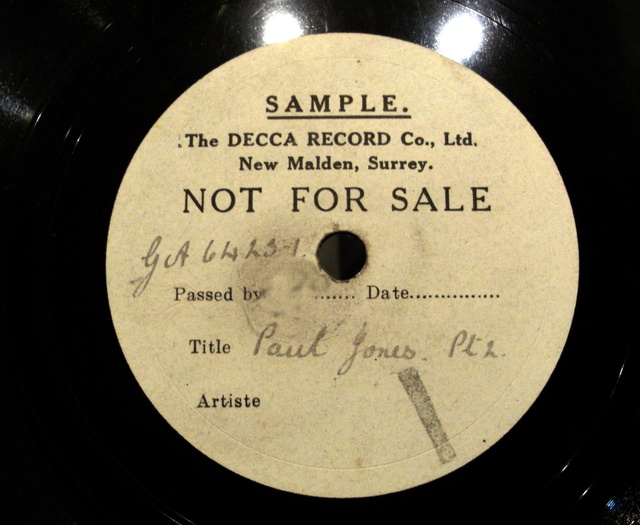 LOt de disques 78 T, Vdisc, Master pressing Decca, BBC,  Jazz etc ... vers 1930 à 1945 ... 78111