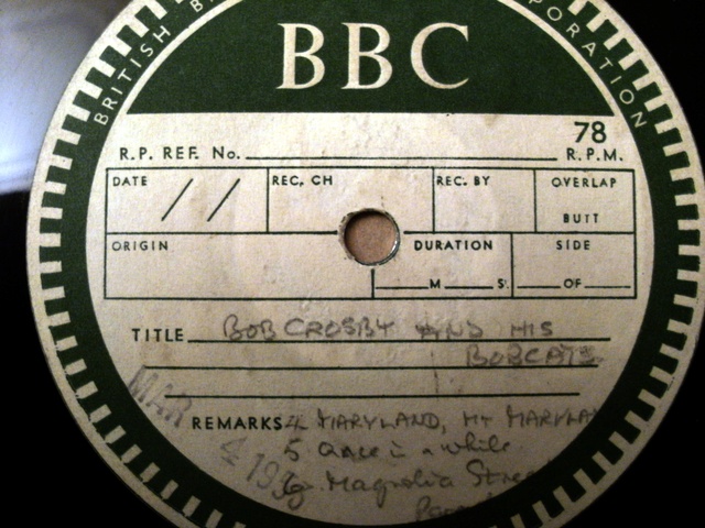 LOt de disques 78 T, Vdisc, Master pressing Decca, BBC,  Jazz etc ... vers 1930 à 1945 ... 78410