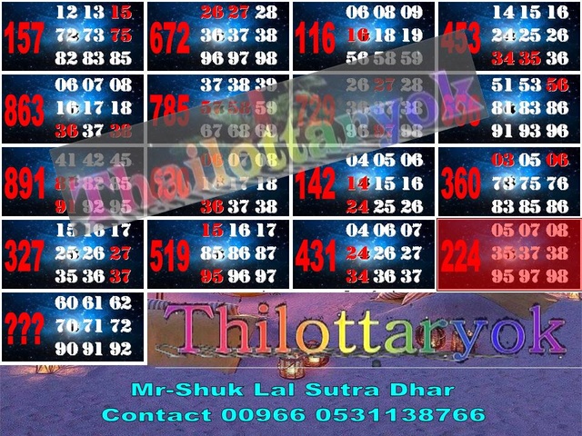 Mr-Shuk Lal 100% Tips 16-09-2017 - Page 4 Touhh13