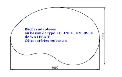 position de l'enrouleur bâche à bulle Celine11