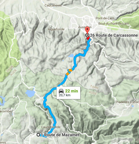 La D118 entre Carcassonne et Mazamet Snip_235
