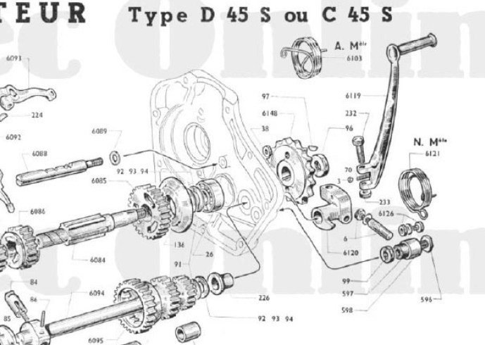 moteur D45 motobecane : ouverture Boite_10
