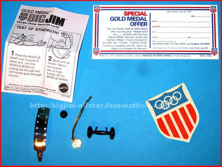 Big Jim Gold Medal N° 7333 special offer  "USA version " Conten11