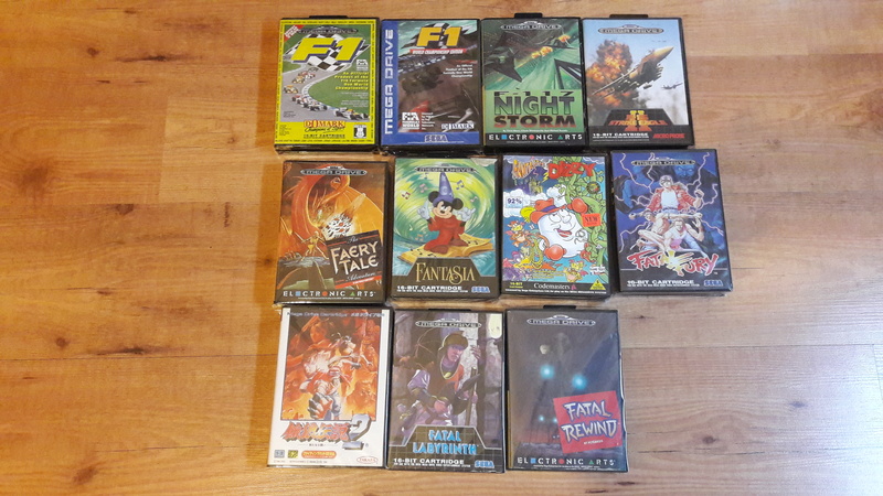 ENORME VENTE JEUX MEGADRIVE PAL 111