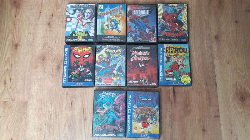 ENORME VENTE JEUX MEGADRIVE PAL S610