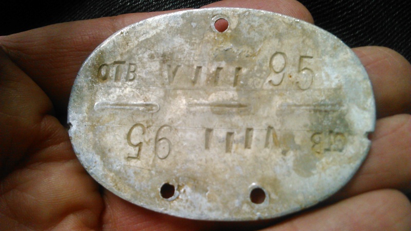 Une plaque allemande WWII "OTB VIII 95" Dsc_2233