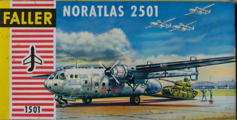 NORD-AVIATION NORD 2501 NORATLAS N°105 62-SI, GT 3/62 SAHARAH, BA140 BLIDA, ALGERIE, 1961 - HELLER - 1/72 -EN VOL- Noratl10