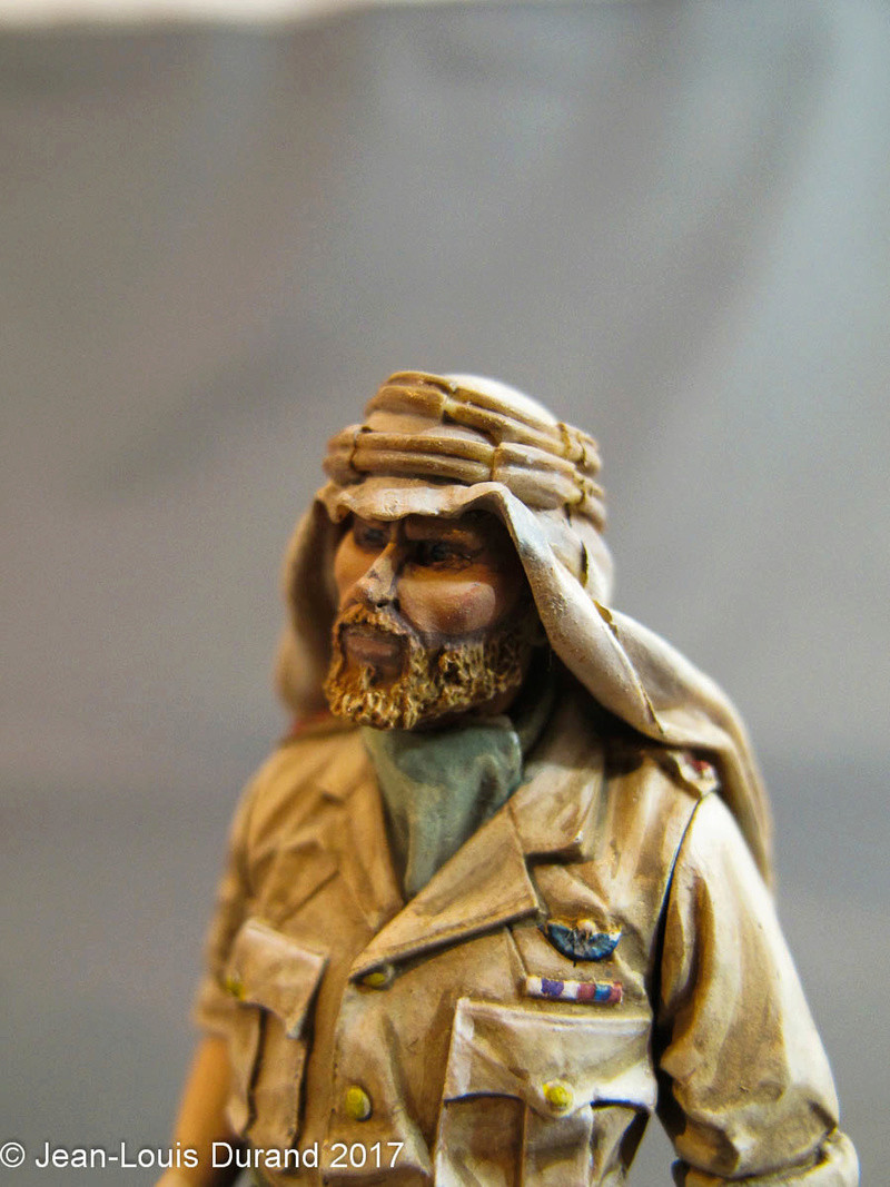 Officier SAS, Le Caire 1942 - YOUNG MINIATURES - 90mm - Acryliques Sas_1920