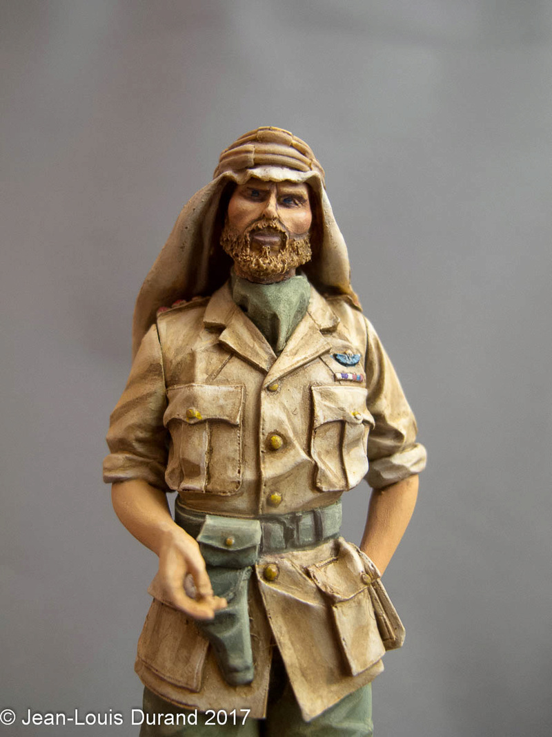 Capitaine SAS, Le Caire 1942 - Young Miniatures 9003 - 90mm - Acryliques Sas_1931