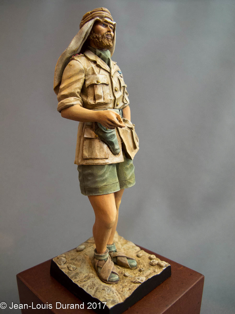 Capitaine SAS, Le Caire 1942 - Young Miniatures 9003 - 90mm - Acryliques Sas_1937