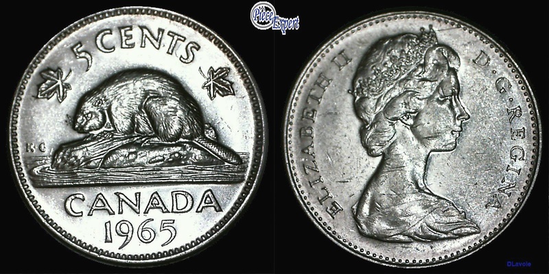 1965 - Éclats de Coin, les deux E d'ElizabEth (Die Chip) 1965_511