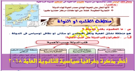 أخطر مذكرة جغرافيا للثانوية العامة 72 ورقة pdf