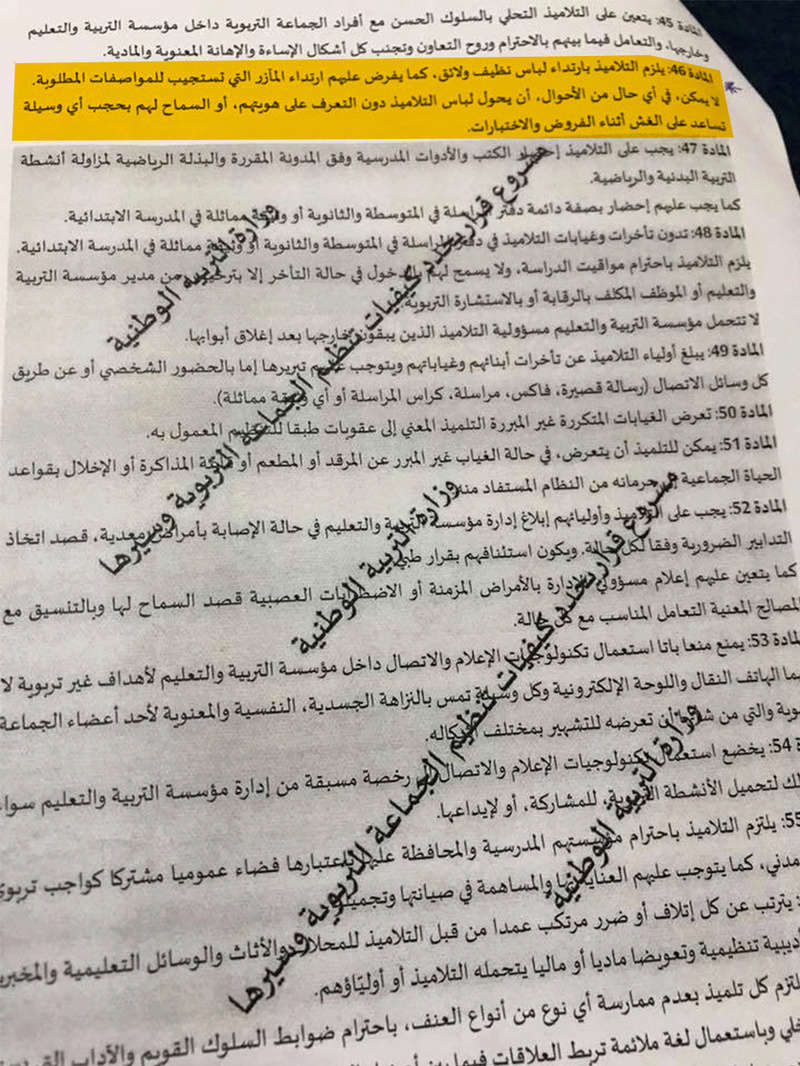الجزائر" تدرس حظر النقاب والخمار فى المدارس 174