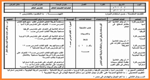  كشكول تحضير الدراسات الإجتماعية للصف الثالث الاعدادى الترم الاول 2018 720