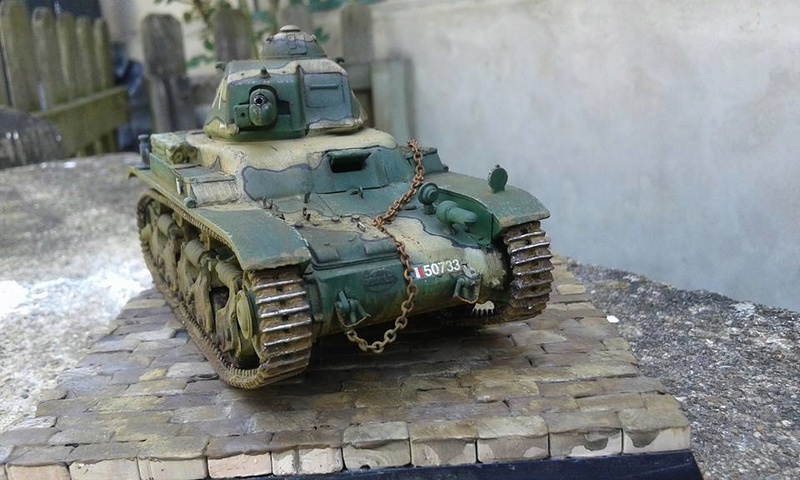Char léger RENAULT R 35 et canon de 25 Réf 81133 20729410