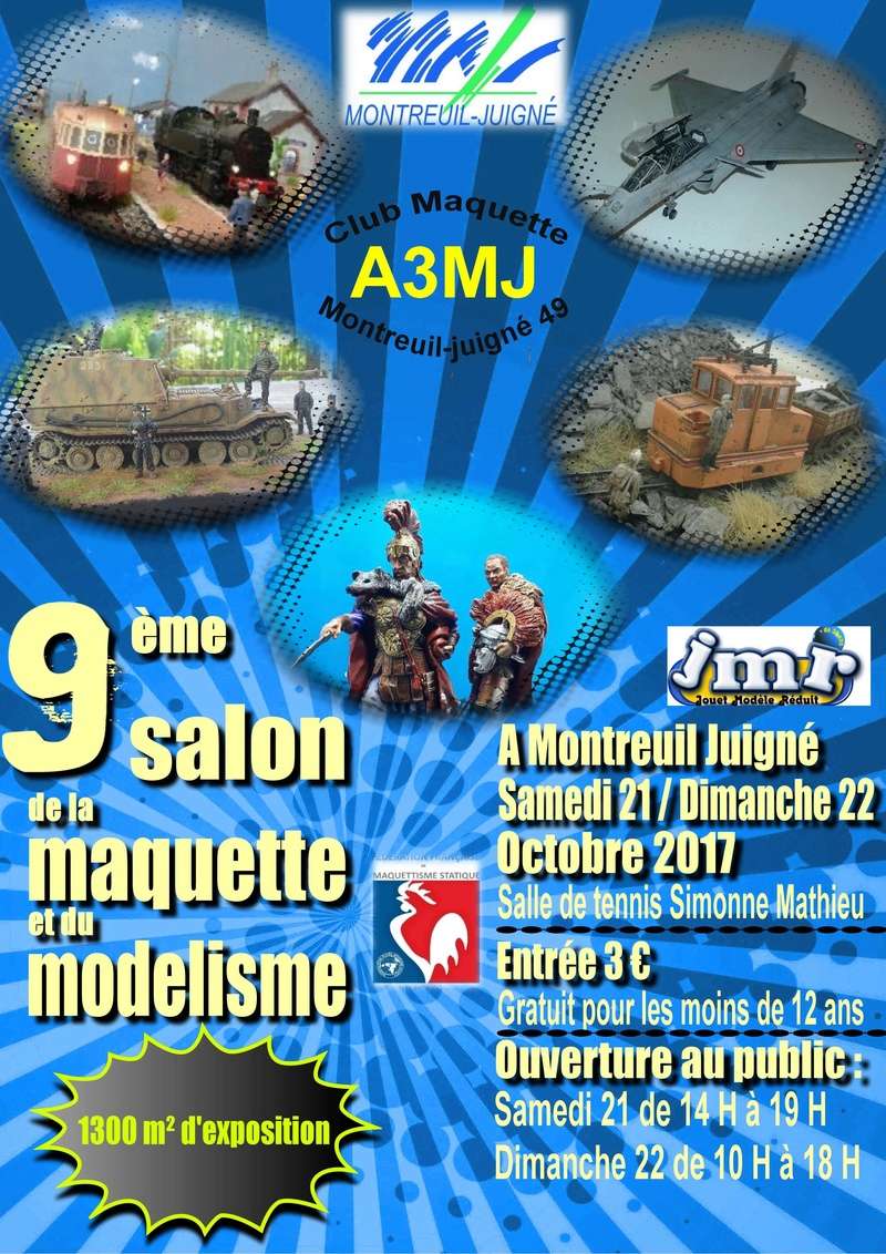 MONTREUIL JUIGNE (49 MAINE ET LOIRE) Expo les 21 et 22 octobre 2017 ...  Affich13