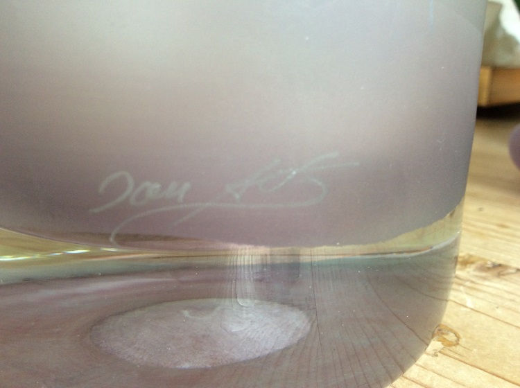 ID this decanter and signature? - Israel Glass Img_1510