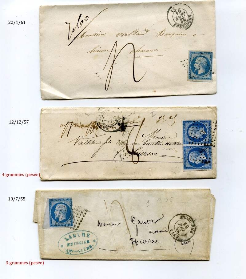 Lettres taxées Lettre11