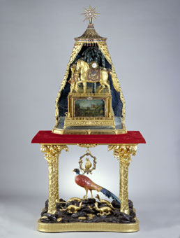 Pendules, automates, coffrets et autres objets précieux de l'horloger joailler James Cox (1723-1800) 20122210