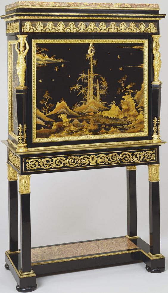 Chinoiseries et meubles de Marie-Antoinette : par Weisweiler, Macret et Riesener Bernar10