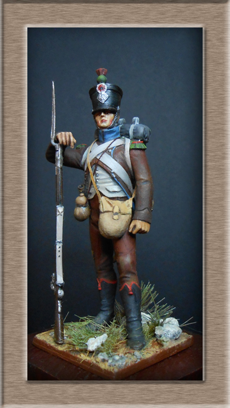 Vitrine Alain 2 Légion Portugaise .Grenadier1808-1814 Chronos Miniatures résine   54mm résin 54 mm ) - Page 4 Photo_16