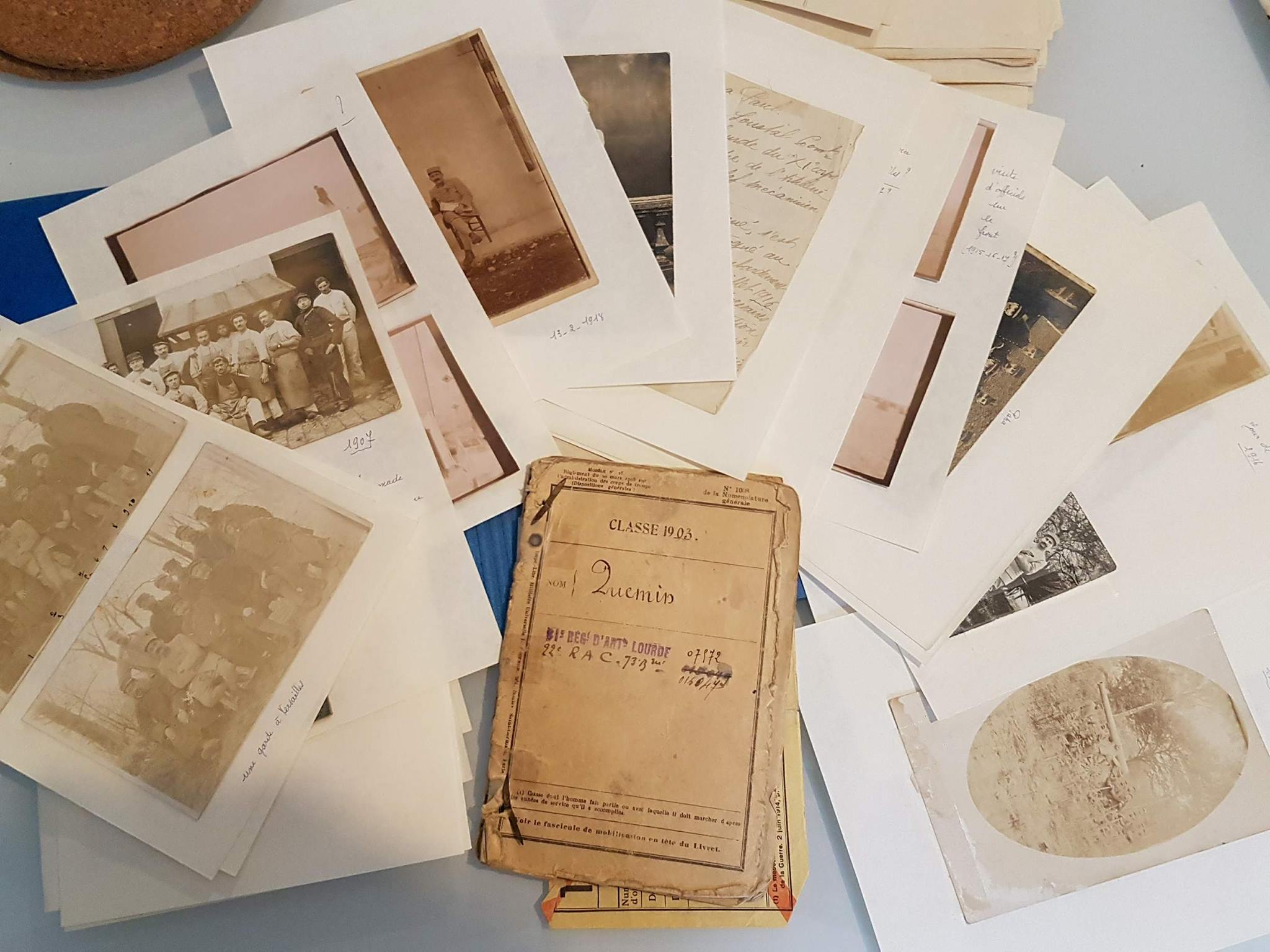 (M) Lot documents de la même personne guerre 14/18 VENDU (Metz 21/07/17) 20273210