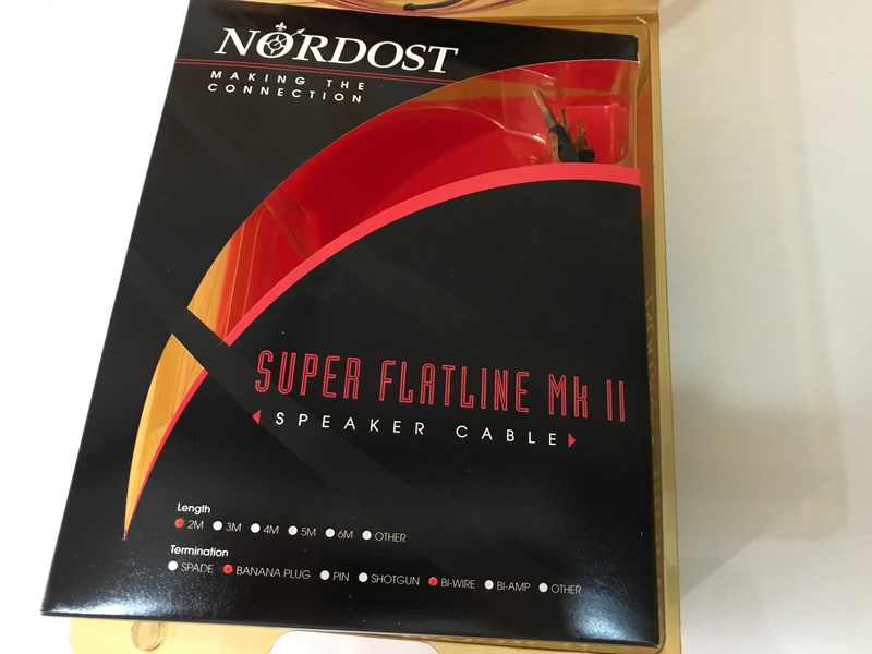 Nordost Super Flatline Mk II Biwire Speaker Cables, 2M pair (Used) SOLD E4462f10
