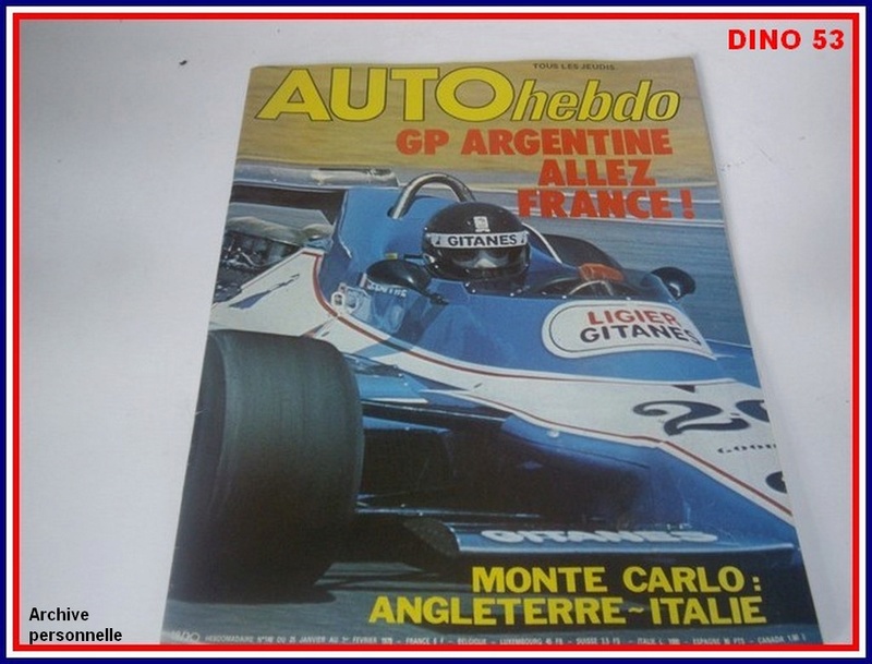 Ligier JS 11   saison 1979 échelle 1/12ème réf: 80 790  Ligier27