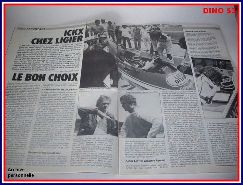 Ligier JS 11 saison 1979 échelle 1/12ème réf: 80 790 Ligier28