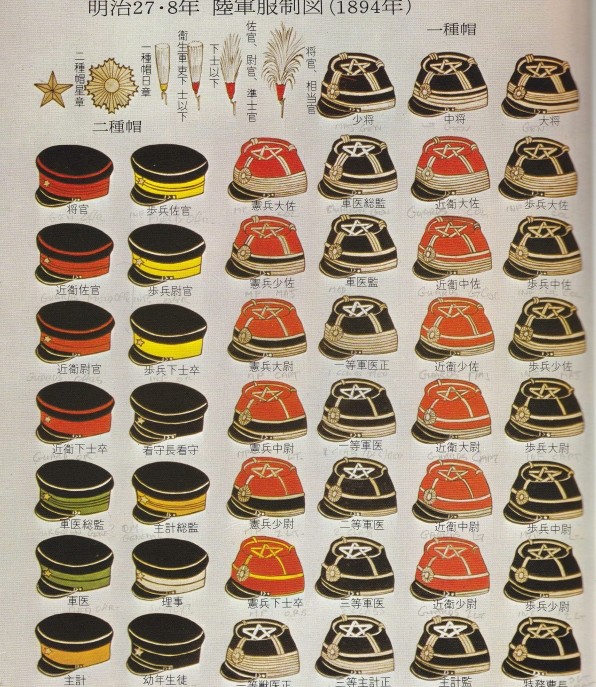 Japanese 1886 Uniform Hats Japan112