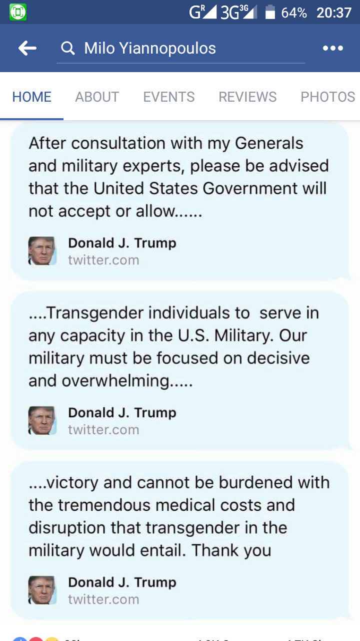 Trump zabranio transice u vojsci Screen13