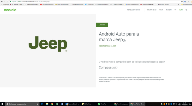 Android Auto no Compass Aajc10