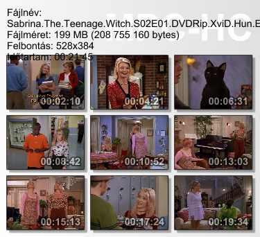 Sabrina, a tiniboszorkány - Sabrina, the Teenage Witch 1996 1.-7. évad DVDRip XviD HUN ENG (12) Sabrin11