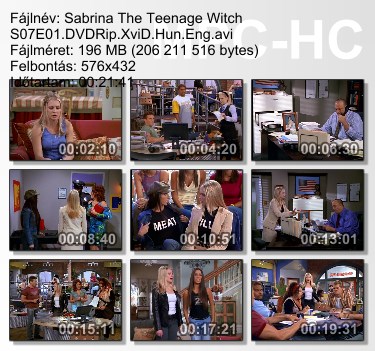 Sabrina, a tiniboszorkány - Sabrina, the Teenage Witch 1996 1.-7. évad DVDRip XviD HUN ENG (12) Sabrin16
