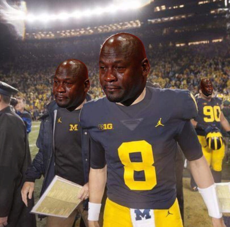 So the UM player that was sobbing on the field... 77142910