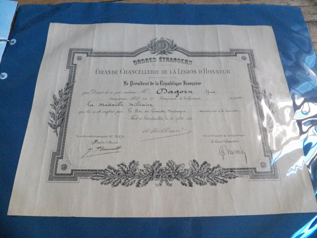 un ensemble exceptionnel, la tenue 31 du capitaine Dagorn, 71e RI et ses diplômes M_m_gb10